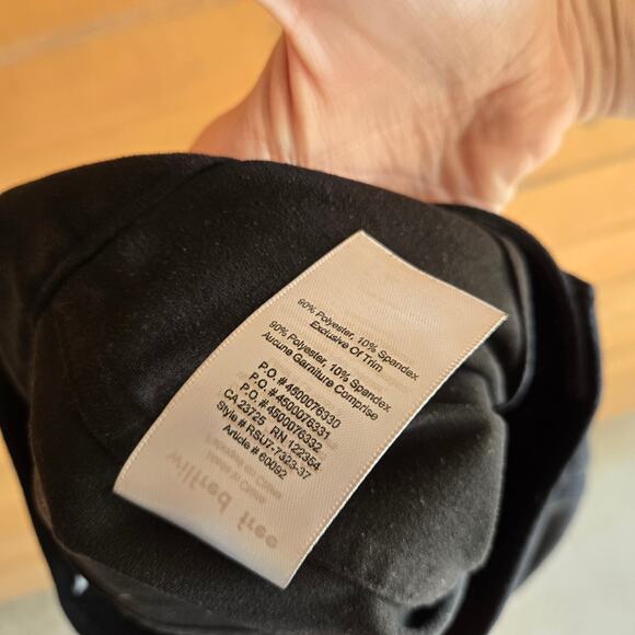 Wilfred Free Centinela Skirt Black Button Front Style Mini Size 6 High Waisted - Picture 5 of 5